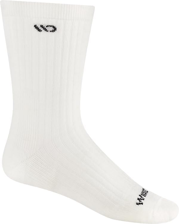 Wide Open Micro Crew Men's Socks - Merino Wool Socks for Men, Everyday Wide, Crew for Wide Feet (Style 9001)