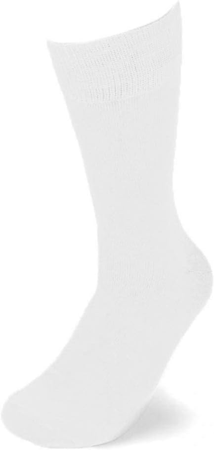 Feraricci Solid Color Casual Dress Socks for Men - Colorful & Comfortable Crew Socks