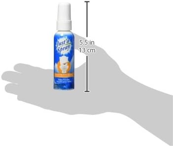 Prelam Just a Spray Odor Eliminator - Versatile and Convenient Formula - Greatly Reduces Unwanted Smells - Effortlessly Neutralizes Odors - Safe for People and Pets - Baby Powder for Kids - 1.85 oz