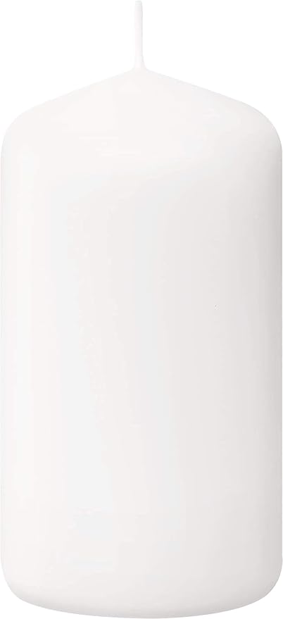Bolsius White Pillar Candles – 2x3 Inches – 20 Pack Unscented – Premium European Quality – Dripless, Smokeless, and Clean Burning Household Candles – Perfect for Wedding, Party, Dinner, And Home Décor