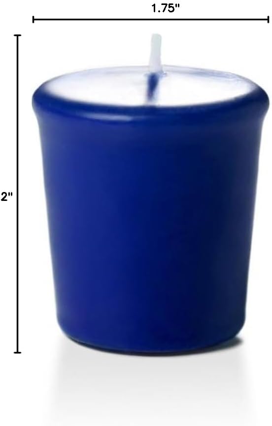 yummi Case of 54 15hr Royal Blue Votive Candles
