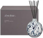 LAFCO New York Absolute Collection Reed Diffuser, Clary Sage - 15 oz - Up to 1 Year Fragrance Life - Reusable, Hand Blown Glass Vessel - Nylon Reeds - Made in The USA