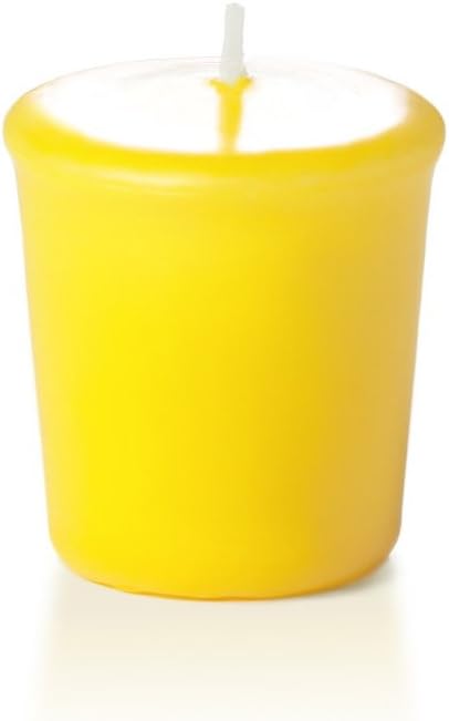 yummi Case of 54 15hr Bright Yellow Votive Candles