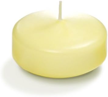 yummi Case of 36 2.25" Buttercup Yellow Floating Candles