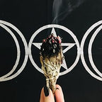 Spiritual Cleansing Starter Kit with White Sage, Palo Santo, Hand Poured Beeswax Votive Candle, and Rose Incense Holder