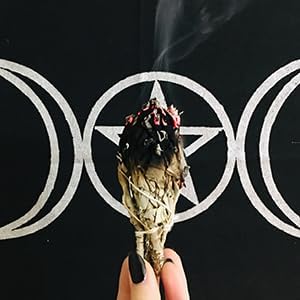 Spiritual Cleansing Starter Kit with White Sage, Palo Santo, Hand Poured Beeswax Votive Candle, and Rose Incense Holder