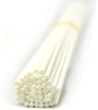 50 Pieces Fiber Reed Diffuser Replacement Refill Sticks for Aroma Fragrance (White, 8" x3mm)