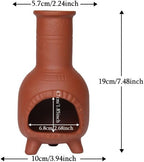 Handmade Ceramic Palo Santo Stand Burner, Palo Santo Stand, Small Chimney for Burning Incense Cones, Sticks and Sage, Meditation Yoga Smudge Bowl, Chimeneas Incense Holder, Energy Purification