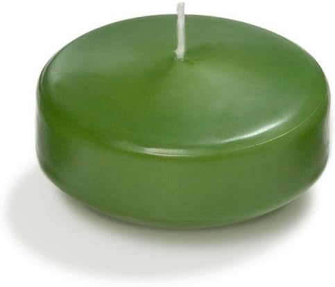 yummi Case of 18 3" Green Tea Floating Candles