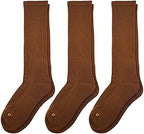 Coyote Brown Moisture Wicking, Breathable Over The Calf Foot Socks | Quick Dry Boot Socks | Made in USA