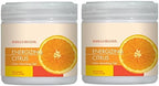 SMELLS BEGONE Air Freshener Odor Absorber Gel - 15 oz, Pack of 2 - Absorbs and Eliminates Odor in Pet Areas, Bathrooms, Cars, & Boats - Made with Essential Oils - Energizing Citrus Scent