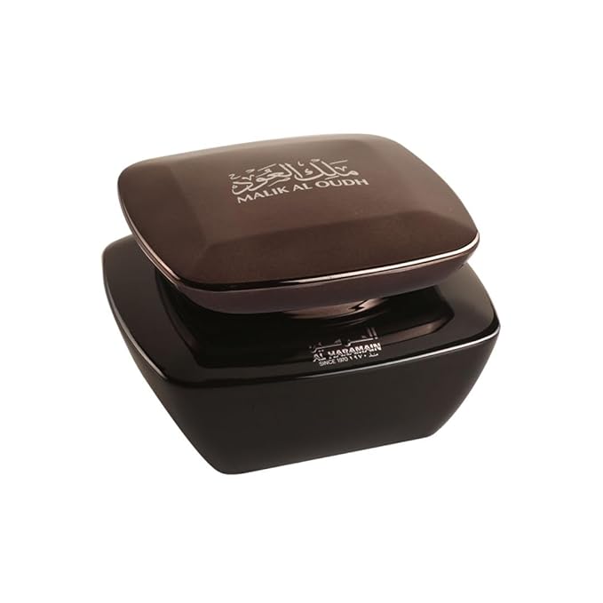 Al Haramain Malik Al Oudh Arabian Bukhoor - Premium Arabic Bakhoor Incense - Long-Lasting Fragrance - Islamic, Eid & Ramadan Gifts - Perfect for Home, Prayer, Meditation, Relaxation - 75 gm