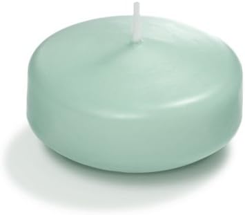 yummi Case of 36 2.25" Blue Jade Floating Candles