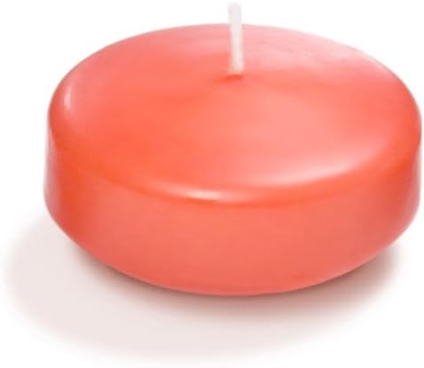 yummi Case of 18 3" Coral Floating Candles