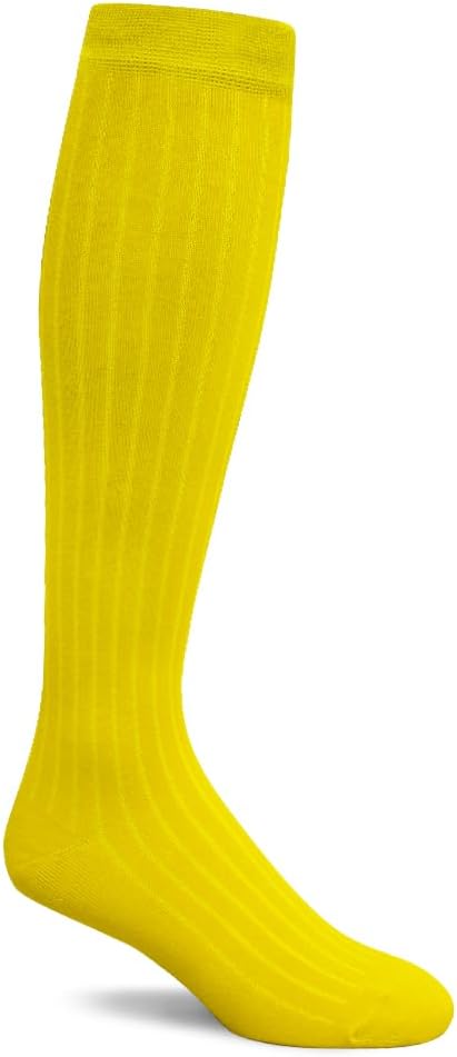 Knee High Solid Color Cotton Socks for Men Women and Youth