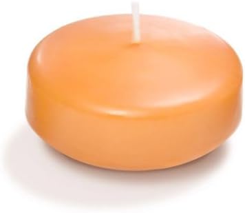 yummi Case of 36 2.25" Peach Floating Candles