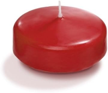 yummi Case of 36 2.25" Ruby Red Floating Candles