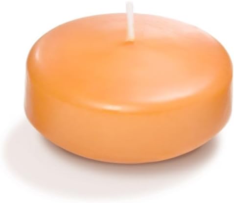 yummi Case of 18 3" Peach Floating Candles