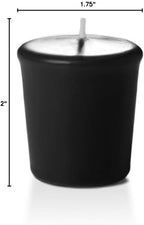 yummi Case of 54 15hr Black Votive Candles