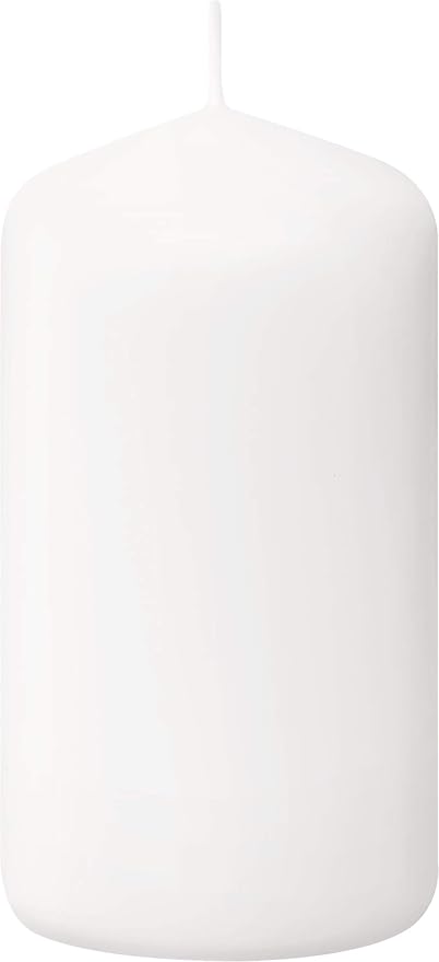Bolsius White Pillar Candles – 2x3 Inches – 20 Pack Unscented – Premium European Quality – Dripless, Smokeless, and Clean Burning Household Candles – Perfect for Wedding, Party, Dinner, And Home Décor