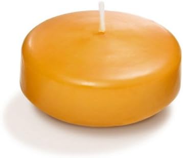 yummi Case of 36 2.25" Harvest Gold Floating Candles