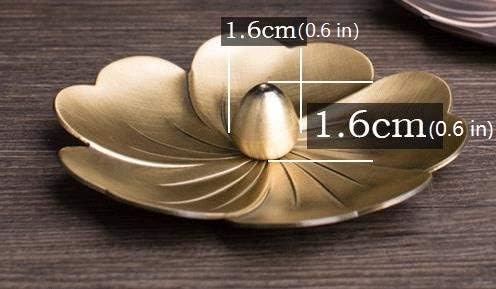 Incense Burner Stick Incense Holder Water Droplets Design Brass