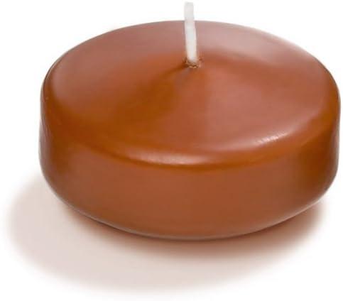 yummi Case of 18 3" Toffee Floating Candles