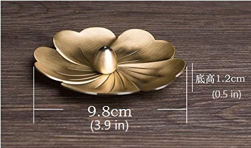 Incense Burner Stick Incense Holder Water Droplets Design Brass