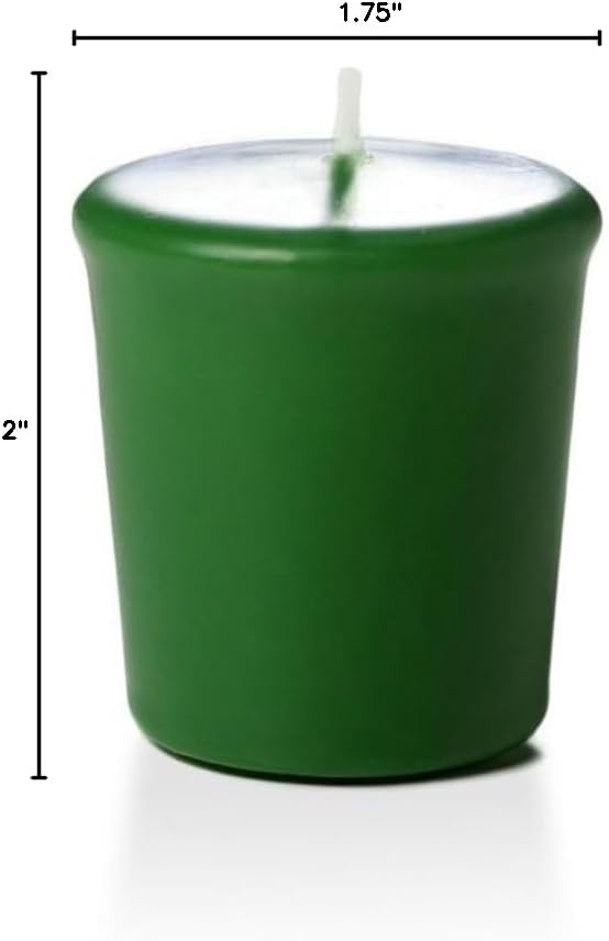 yummi Case of 54 15hr Hunter Green Votive Candles
