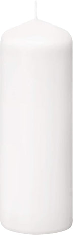 Bolsius White Pillar Candles – 2x6 Unscented Candle Set of 20 – Dripless, Smokeless, and Clean Burning Household Dinner Candles – Perfect for Weddings, Parties, Dinners – 20 Decorative Candles