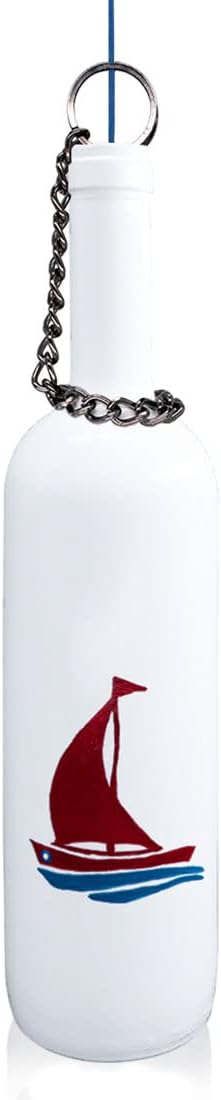 Sermo Marine Series Glass Smoking Bottle Incense Holder Burner (Boat)