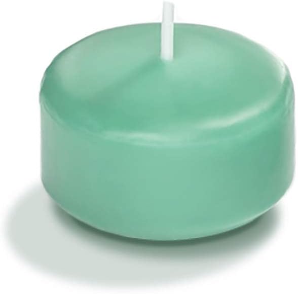 yummi Case of 120 1.75" Blue Jade Floating Candles