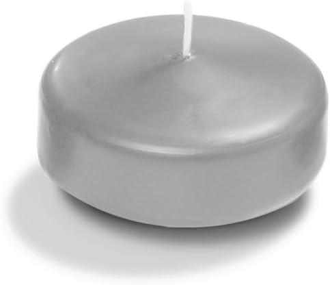 yummi Case of 18 3" Light Gray Floating Candles