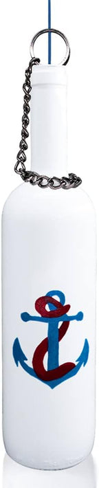 Sermo Marine Series Glass Smoking Bottle Incense Holder Burner (Anchor)