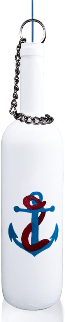 Sermo Marine Series Glass Smoking Bottle Incense Holder Burner (Anchor)