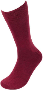 Feraricci Solid Color Casual Dress Socks for Men - Colorful & Comfortable Crew Socks