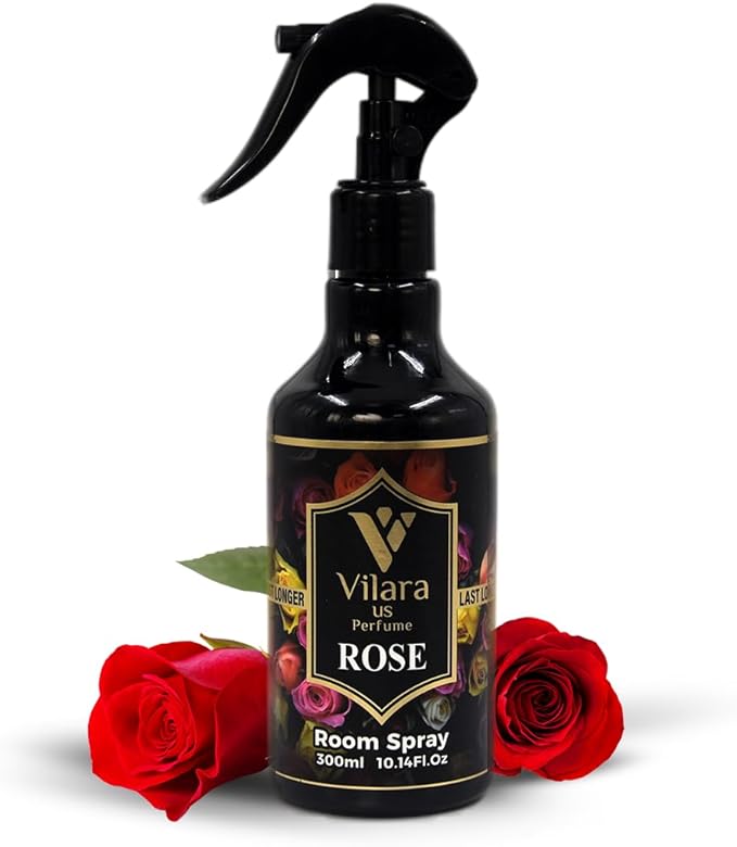 Room Spray Freshener - Long-Lasting Luxury Scents - Room and Linen Spray for Bedding, Sheets, Fabric, Furniture for Aromatherapy - 10.14 fl oz (Multipack 3:Sprng,Rose,Mango)