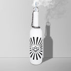 Sermo Glass Bottle Incense Holder Burner (Lotus (Rising) - White)