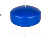 Mega Candles 4 pcs Unscented Dark Blue Floating Candles, Hand Poured Wax Candle 2 Inch Diameter, Home Décor, Wedding Receptions, Centerpieces, Occasions, Events, Festivities, Meditations, Spas