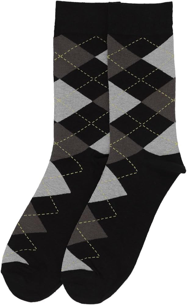 tiemart Men's Socks, Fits Men's Shoe Sizes 8-12