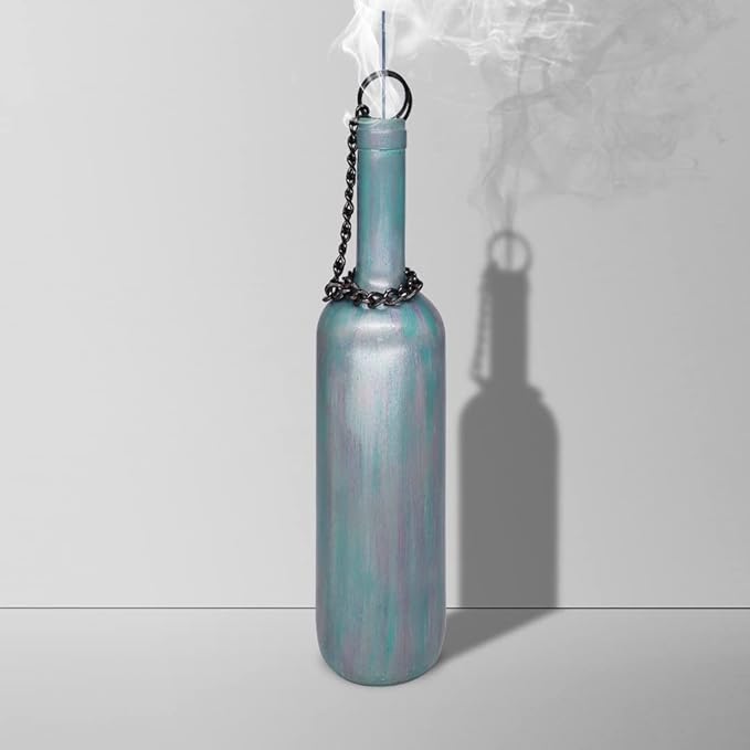 Sermo Glass Smoking Bottle Incense Holder Burner (Opally)