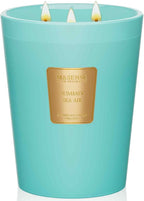 M&SENSE Summer Sea Air Scented Candle, 35 OZ Extra Large 3 Wick Natural Soy Wax Candles 150 Hours Long Lasting Slow Burning, Candles Gift for Spring Home Decor