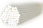50 Pieces Fiber Reed Diffuser Replacement Refill Sticks for Aroma Fragrance (White, 10" x4mm)