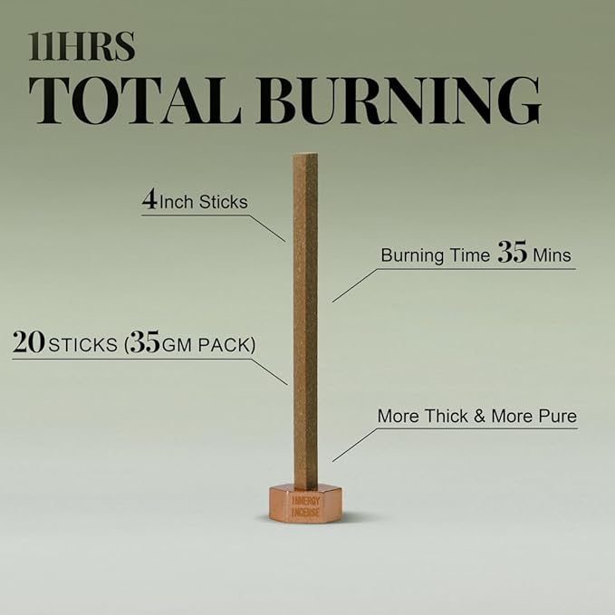 Pray & Meditate - Innergy Frankincense Incense Sticks, Sacred Resin Blend Prayer Incense
