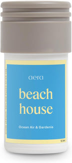 Aera Mini Beach House - Essential Oil for Home - Summer Fragrance - Notes of Ocean Air and Gardenia - Scent Refill - Capsule Size Works with Mini Diffuser