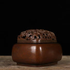 Brass Incense Burner Chinese Traditional Incense Burner Kit Zen Copper Incense Burner Office Home Yoga Room Sandalwood Burner Decoration Censer