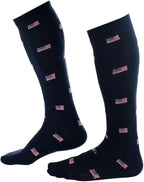 Pierre Henry Over the Calf Socks for Men (3 pairs) | Cotton Over the Calf Dress Socks | Long Socks Designed to Stay up 12+ hr