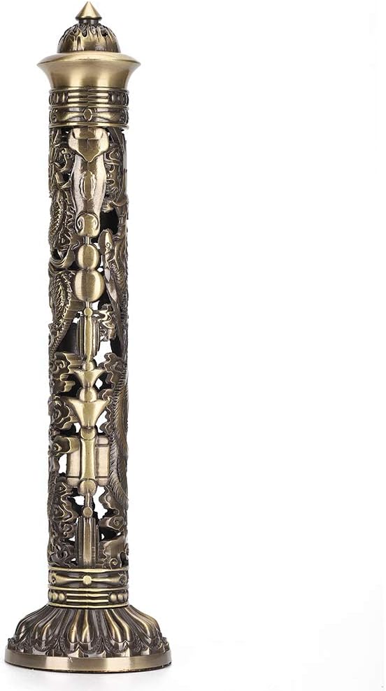 Dragon Phoenix Charcoal Incense Incense Holder, Dragon Incense ——Relief Craft Ornaments, Incense Stick Holder, Room Vertical Incense Holder for Aromatherapy Home Decor Office