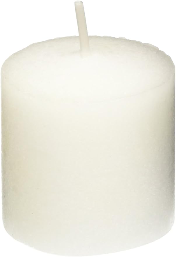 Yummi 10hr Unscented White Votive Candles -21 per Pack