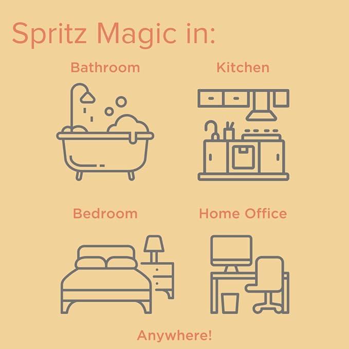 Citrus Magic Odor Eliminating Air Freshener Spray, Georgia Peach, 3-Ounce, Pack of 3